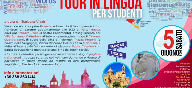 Tour in lingua inglese e francese a Palermo
